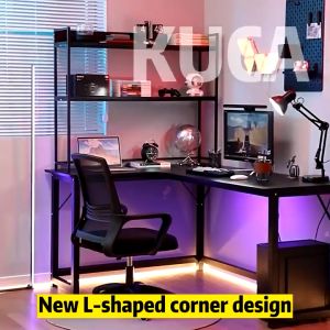 KUCA Meja Gaming Karbon Serat Meja Gaming Meja Komputer Meja Komputer Minimalis Meja Belajar Meja Laptop - Lazada