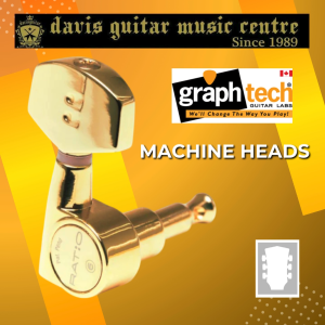 Graphtech PRN-2411-G0 Gold Machine Head 3+3 set (6pcs)