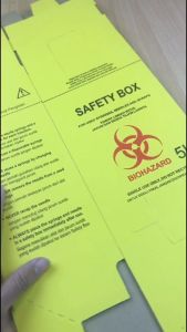PROMO Tempat Sampah Medis Safety Box 5 Liter Biohazard Container 5 L