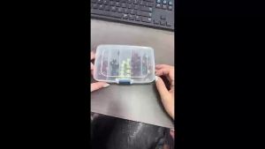 1PC Transparent Plastic Box Plastic Tool Screws IC Storage Box Craft Organizer Small Part Jewelry Earring Display Container Case