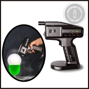 Flavor Smoke Bubble Gun - Máy tạo bong bóng khói cầm tay pha chế cocktail