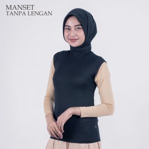 TERLARIS .... Manset OBLONG Polos - Manset Buntung Dalaman tanpa lengan Size Lengkap M-XL