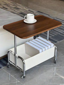 Mobile Luxury Iron Art Coffee Table Side Table Living Room Home Use Storage Rack Bedside Small Trolley Viaback MKBJ-038