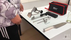 Alat bantu mengasah pisau sudut asah knife sharpener Ruixin-Pro Stainless