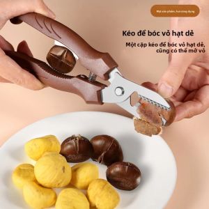 Dao Cắt Đa Năng Bằng Thép Không Gỉ Dụng Cụ Gọt Vỏ Hạt Dẻ Dao Cắt Chéo Dụng Cụ Nhà Bếp Thân Thiện Với Môi Trường Dụng Cụ Bóc Vỏ Trái Cây Và Rau Củ