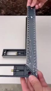 Multi-angle measuring ruler- professional measuring tool 300MM Stainless Steel Angle Ruler Combination Square protractor