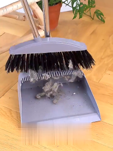Set Sapu Pengki Alat Pembersih Lantai Broom Set Dustpan Sapu Lipat Lantai Pengki Set Multifungsi