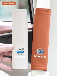 NBM | Leather Seat Belt Shoulder Pads for Volvo XC60/S90/XC90/S60/XC40