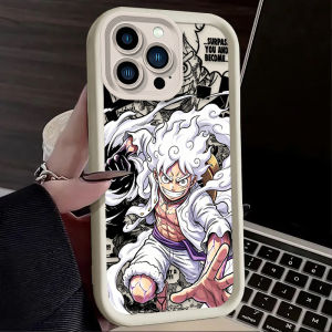Bandai | Ốp Điện Thoại One Piece Gear 5 Luffy Thần Mặt Trời Nika Anime Dành Cho iPhone 17/16/16E/15/14/13/12/11 Pro Max X XS SE 2020 - Vỏ Silicon Chống Xước