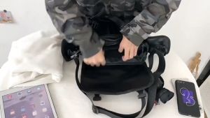Crossbody bag for men Korean style trendy large capacity work wear functional Japanese shoulder bag