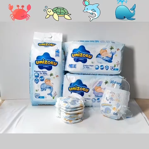 50/100 Pcs UMIZOKU Japan Baby Diaper Pants (M L XL XXL XXXL XXXXL)