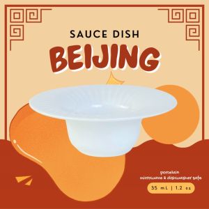 BEIJING Porcelain Sauce Dish | Mangkok Sambal Keramik | Mangkuk Saus