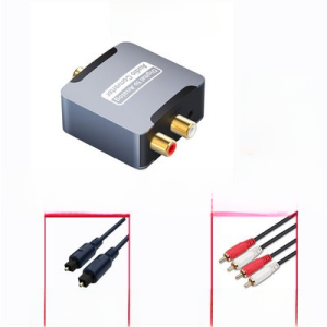 Coaxial Audio Converter Digital Analog SPDIF to 3.5 Suitable for Hisense Xiaomi TV Sound Box Amplifier