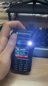 K Headset HT Motorola DP4600 two way radio Walkie talkie Daya Tinggi 15W jarak jauh 20KM Radio FM portabel lokasi penambangan tahan air frekuensi penuh