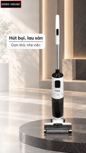 Máy hút bụi lau sàn OLEY X4A - Nhẹ không dây dễ dàng di chuyển - 2 chế độ hoạt động BH 2 NĂM