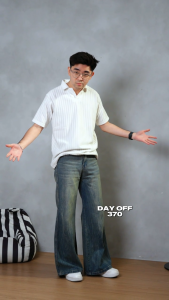 JINISO Bootcut Denim Jeans Pria