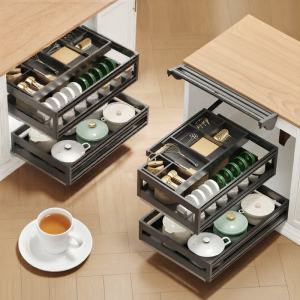 QIANJU | 3-tier Drawer Type Kitchen Organizing Rack