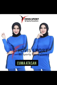 Atasan Panjang / Baju Olahraga Wanita Yovis Sport / Baju Senam Aerobic Gym Zumba