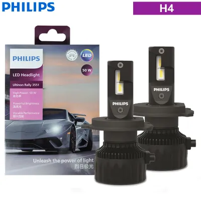Philips | H7 Philips H4 LED H11 ultinon ชุมนุม3551 9005 9006 9012รถยนต์100W 9000LM 6500K หลอดไฟ LED สีขาววัตต์สูงลูเมน