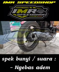 KNALPOT TSUKIGI STANDAR RACING BEAT KARBU Fi STREET ESP NEW DELUXE SCOOPY VARIO 110 TECHNO 125 150 160 OLD NEW GENIO PCX ORIGINAL IMR NGEBAS ADEM GERUNG BUKAN CMS TZM