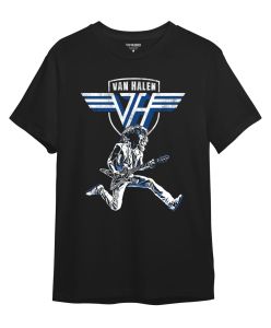 Kaos band Van Halen logo rock legend T shirt distro pria