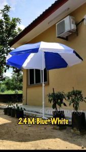 2m 2.4m 3m Parasol Umbrella Garden Umbrella Patio Umbrella UV Sun Shade Canopy Payung Pasar Malam Outdoor Night Market Stall Rain