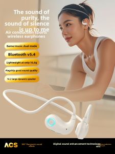 XIAOYOU | Wireless Bone Conduction Bluetooth Earphones for Running and Cycling with Night Light