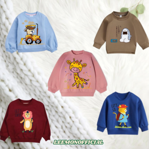 BAJU RANDOM ANAK LENGAN PANJANG / MOTIF GAMBAR DAN WARNA YANG BERBEDA / Atasan Anak Laki Perempuan USIA 1-5 THN