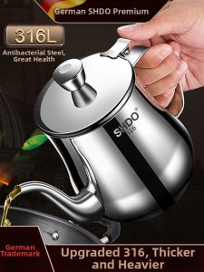 SHDO | Chai Dầu Bếp Không Rơi Rớt 316 Thép Không Gỉ Có Bộ Lọc