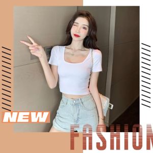 LHSunshine เสื้อยืดแฟชั่นใหม่ สวยๆ และคอยาว สามารถดูได้ผ่านที่สำคัญผ้าดีและราคาถูก การเสื้อมันต้องมี🎊