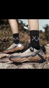 2026 Men Top Quality Casual Hiking Shoes Rotary Buttons Non-Slip Wear-Resistant Sports Shoes Outdoor Mountain Climbing Sneaker
