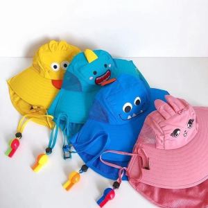 AODUOYAYA Children Sun Hat Boys Girls Fisherman Design Wide-Brimmed UV Protection Sun Hat Breathable Sun Hat