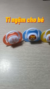 Ti ngậm cho bé 0-18 tháng ty ngậm không BPA giúp bé an tâm ngủ ngon có nắp đậy vệ sinh (ti giả)