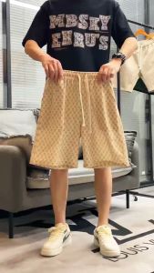 CJP HOME กางเกงขาสั้น กางเกงลำลอง แฟชั่นน่ารัก สามารถสวมใส่ได้ทั้งชายหญิง ลวดลายสมัยใหม่ใส่สบาย QC-DK8013