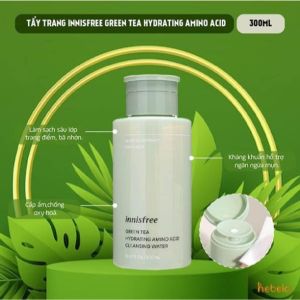 CHÍNH HÃNG MẪU MỚI -Nước tẩy trang trà xanh Innisfree Green Tea giúp làm sạch da bổ sung dưỡng chất cân bằng độ ẩm -