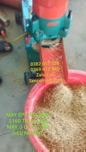 Máy ép cám cho gà vịt 3 lô S160 siêu nhanh