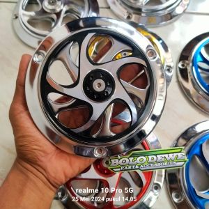 Cover Pelindung Kipas Radiator Model Spiner Mesin Motor Kipas Beat Scoopy Vario Mio Vespa Sprint Nouvo X ride dll