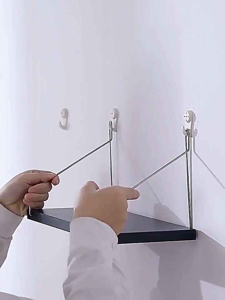 Punch-free wall racks wall-mounted partitions living room wall decoration router racks
