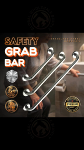 SUS304 Stainless Steel Handrail Pemegang Tandas Bilik Mandi Bathroom Shower Safety Grab Bar Toilet Safety Handle 不锈钢防滑扶手