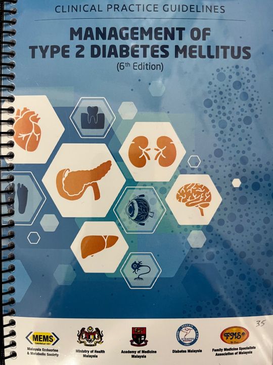 CPG-Management of Type 2 Diabetes Mellitus -6 Edition | Lazada