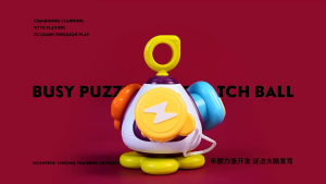 Little Buddy Hexahedron Baby Busy Hand Grab Ball Educational Toy Colorful Stacking and Sliding Toy