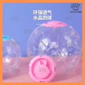Local Delivery-HD Clear Sports Rolling Hamster Crystal Running Ball 宠尚天仓鼠玩具跑球运动球 金丝熊玩具
