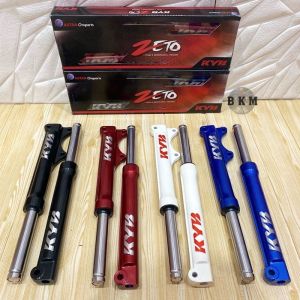 Shock depan Kyb Zeto Mio sporty 2008-2011 Kayaba Zeto Series FF1020 Hitam Merah Biru Putih