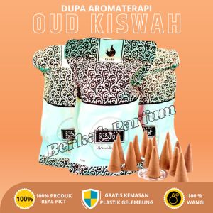 Dupa Gaharu Wangi OUD Kiswah & Dupa Kerucut Isi 50 Pcs | Aroma Terapi Bakar