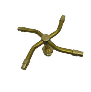 Full Copper Rotating Spray Nozzle 360 Degree Automatic Circle Sprinkler Lawn Garden Cooling Water Spray Three Fork Four Fork Nozzle