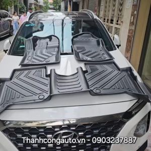 Thảm lót sàn Maxxcar nhựa 5D cho FORD Ranger 2023 2024 Raptor đúc nguyên khối cao cấp.