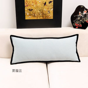 New Chinese Style Rectangular Sofa Pillow Backrest Living Room Long Strip Cushion Traditional Chinese Home Decorative Pillow