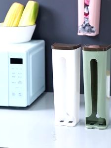 Wall Mounted Storage Box Underwear/Sock Organizer Trash Bag Dispenser Bedroom Kitchen