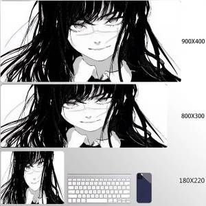 Bandai | Comic Chainsaw Man XXL Mouse Pad Anime Reze Gamer Makima Gaming Accessories 400x900mm Large Keyboard Desk Mat Computer Keyboard