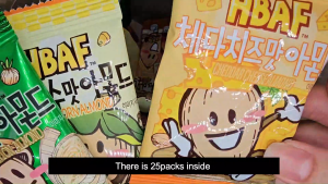 HBAF Party pack 500g/5flavor mini pack 20gx25packs/ Gift pack /Honeybutter/Wasabi/Roasted corn/Roasted Onion/Cheddar cheese